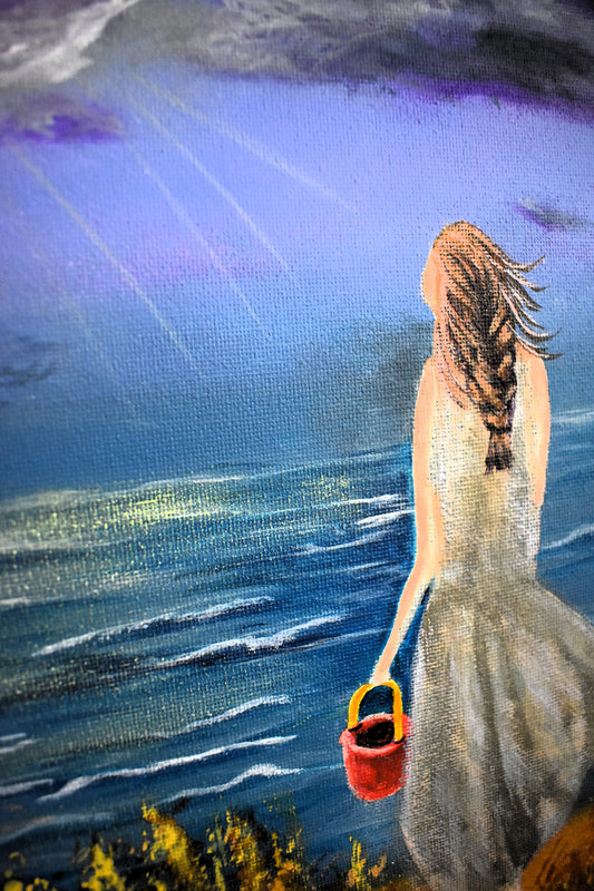 Symphony of Sunbeams – Original Acrylic Painting (11x14)