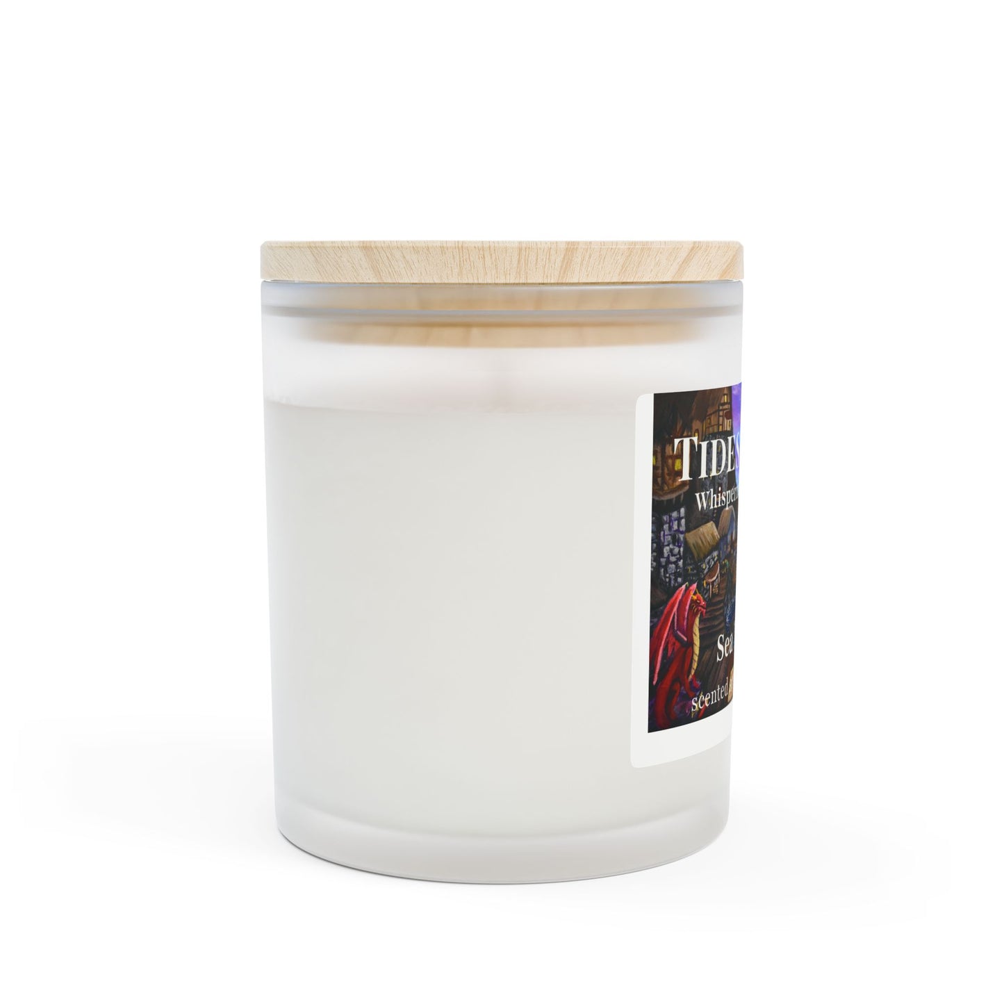 Sea Minerals Scented Candle — Frosted Glass 11oz (Tides of Lore)