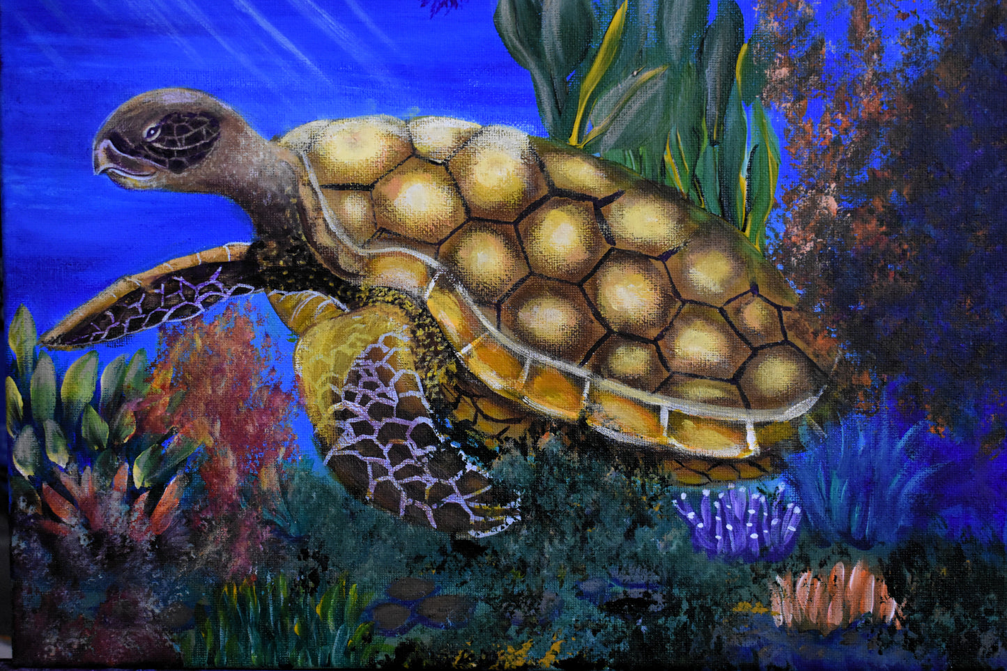 Voyager's Travel – Original Acrylic Painting