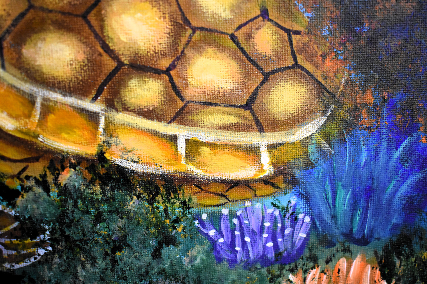Voyager's Travel – Original Acrylic Painting