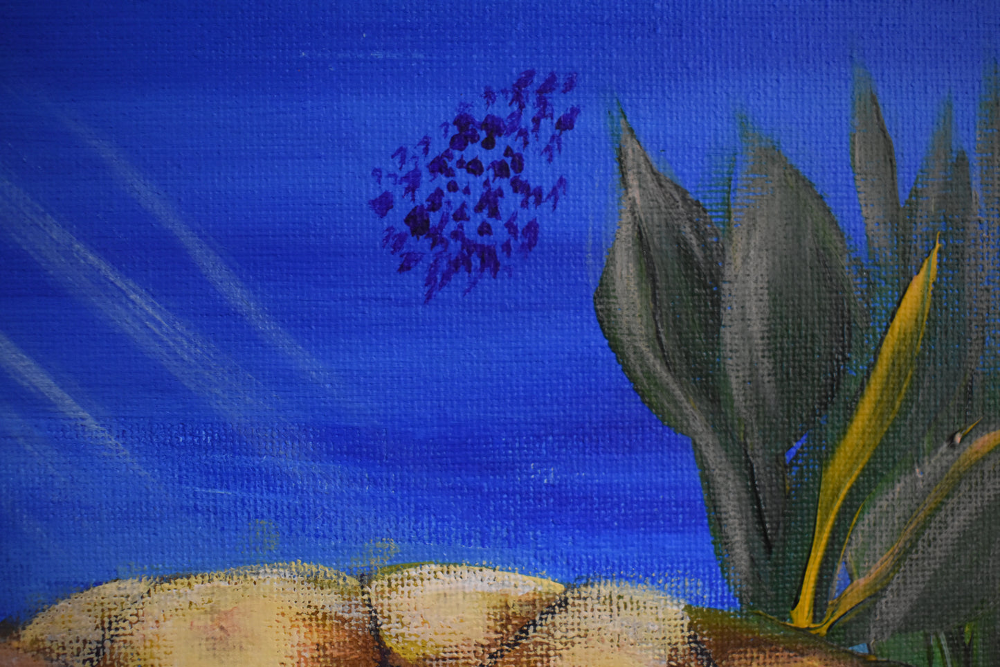 Voyager's Travel – Original Acrylic Painting