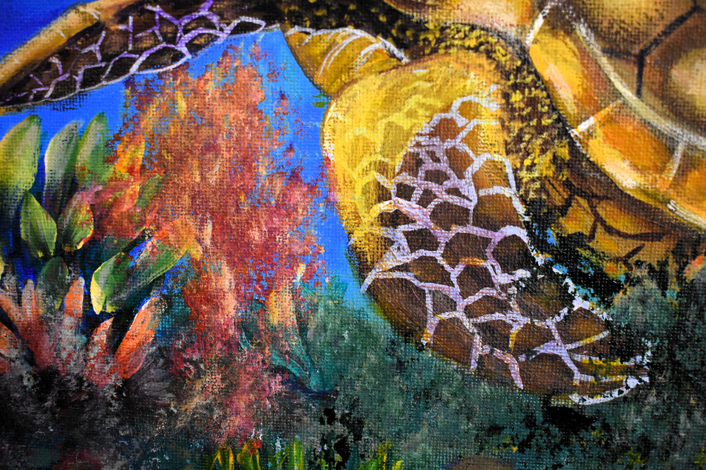 Voyager's Travel – Original Acrylic Painting