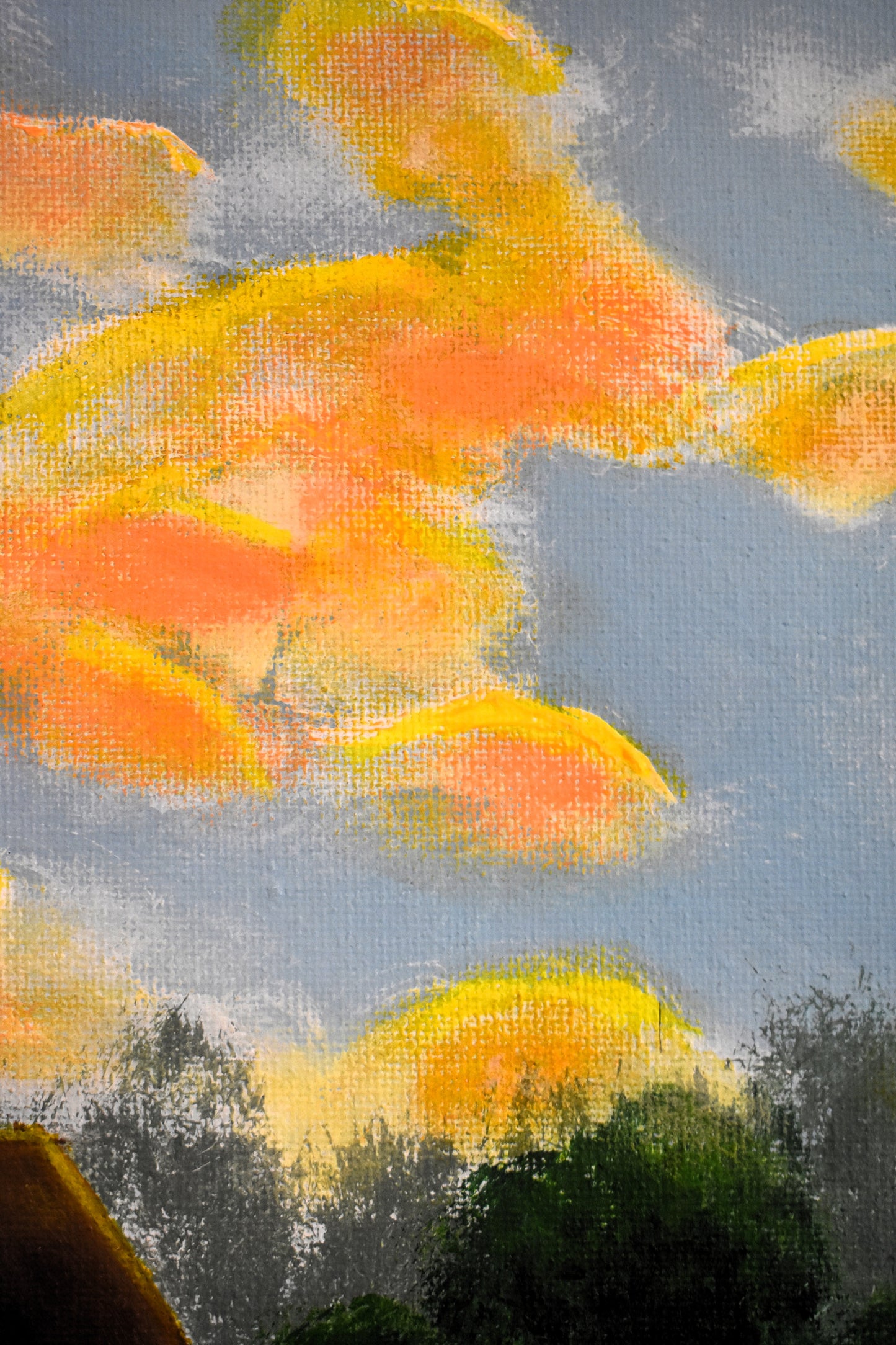 The Quiet Homestead – Original Acrylic Painting