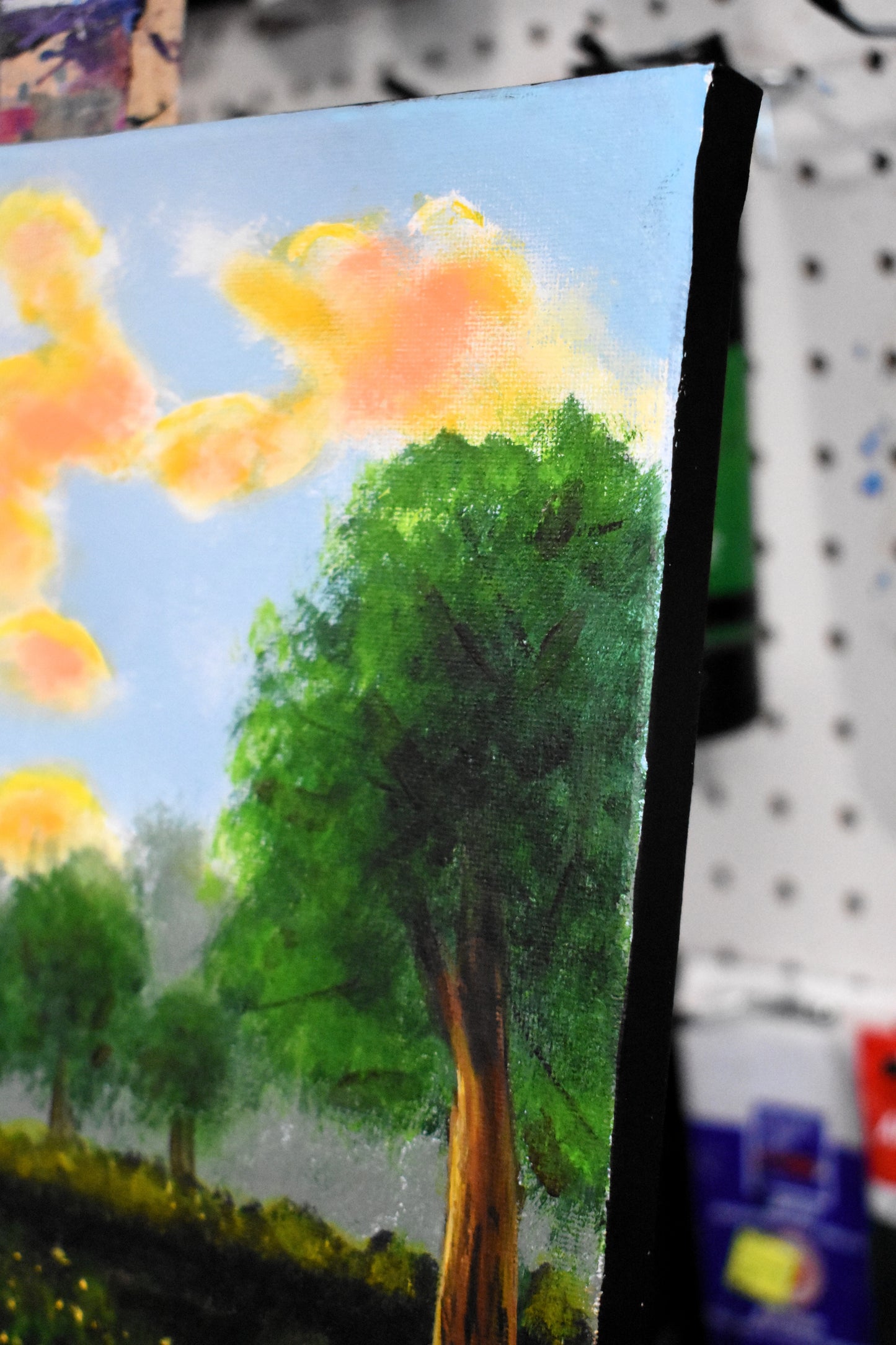 The Quiet Homestead – Original Acrylic Painting