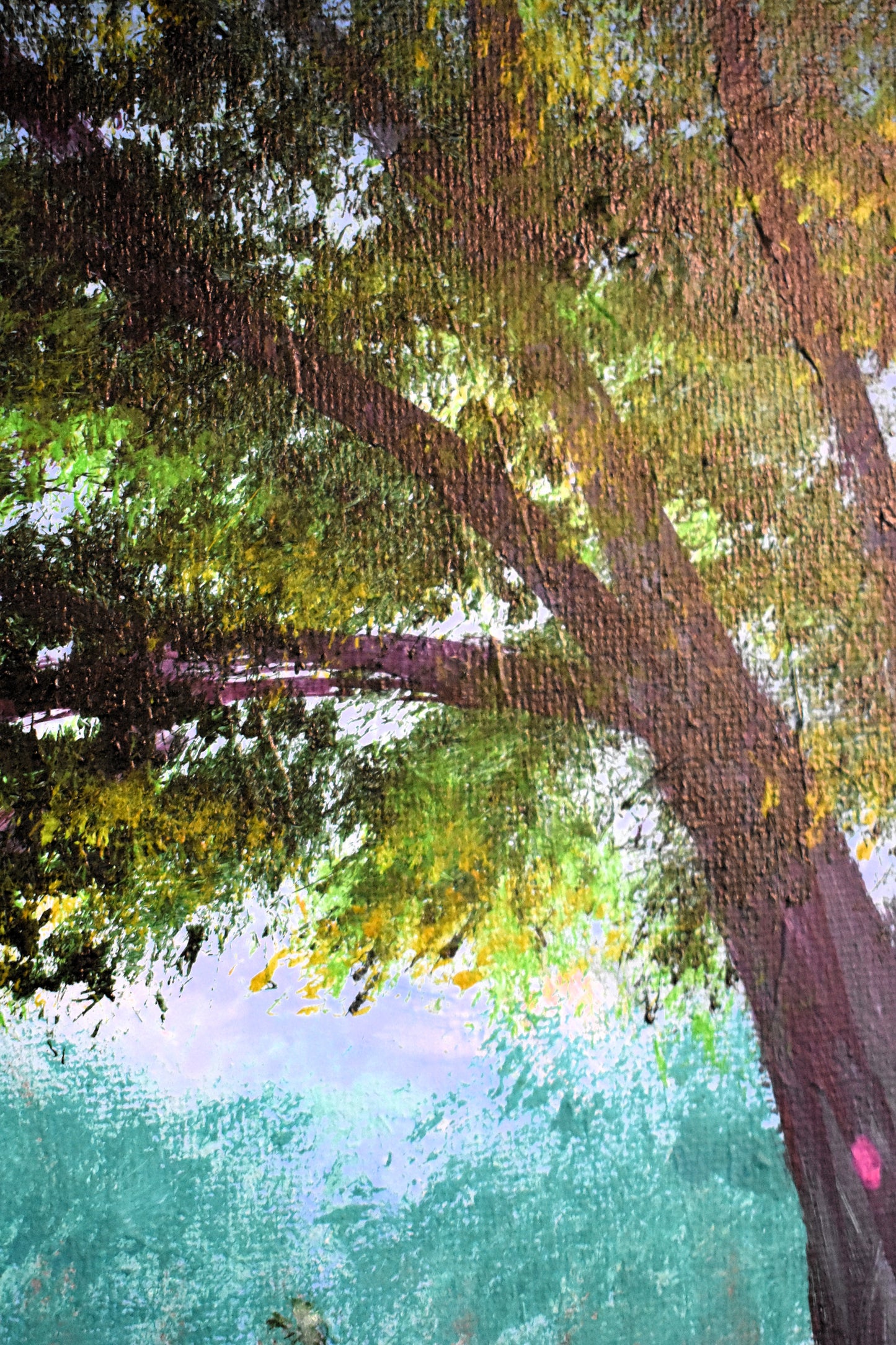 Golden Ripples – Original Acrylic Painting