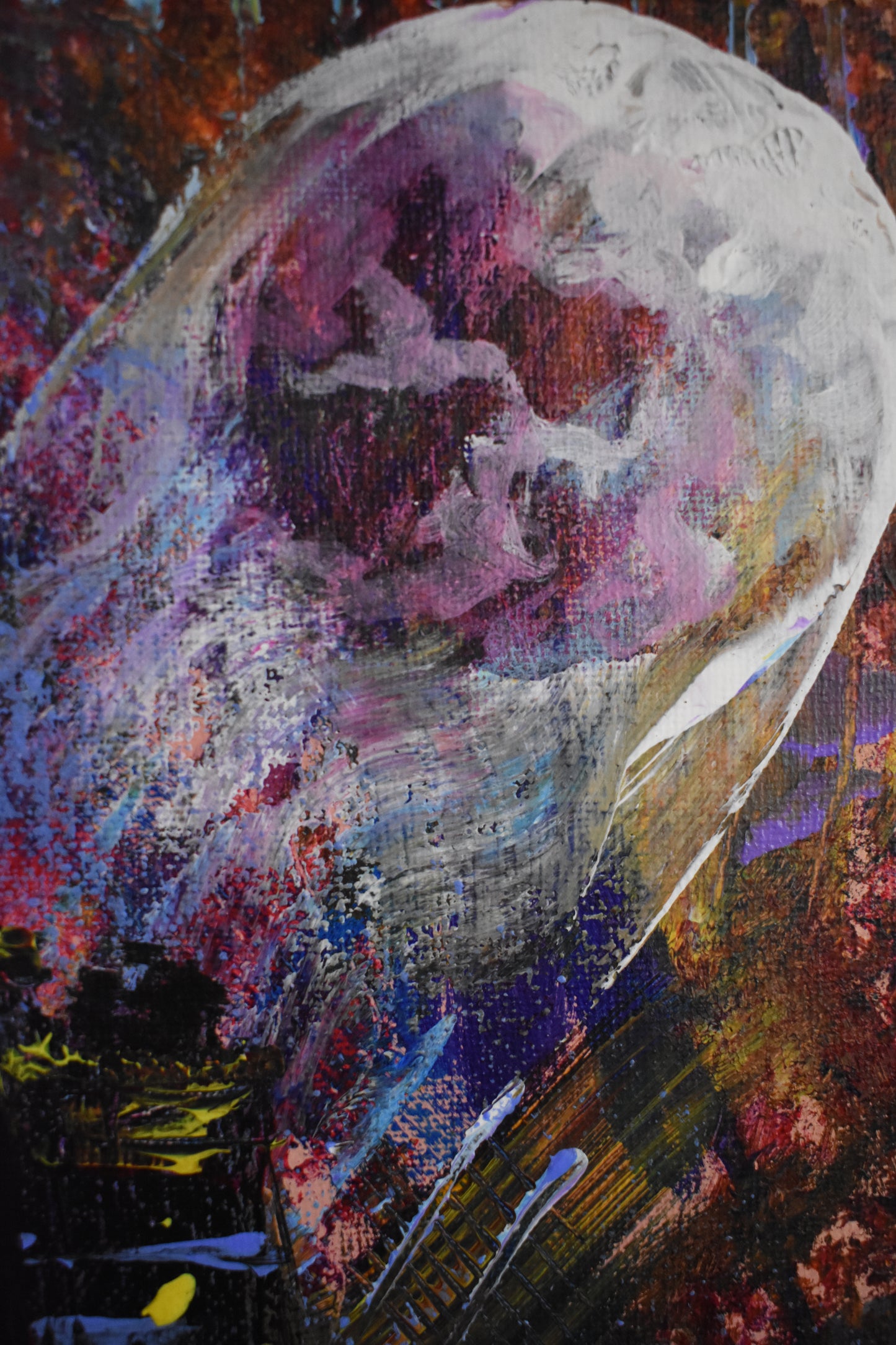 Weaver's Matrix – Original Acrylic Painting (11x14)
