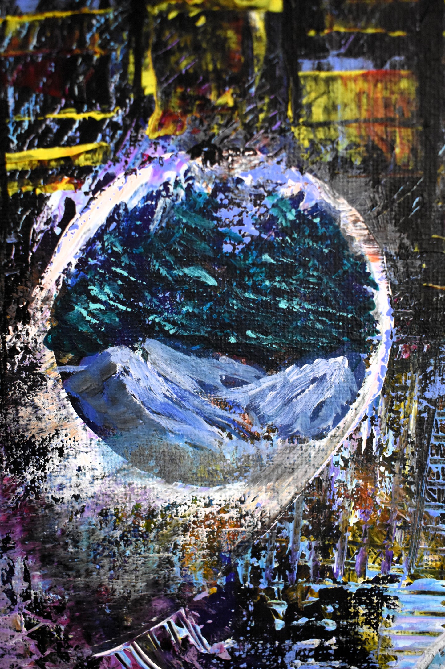 Weaver's Matrix – Original Acrylic Painting (11x14)