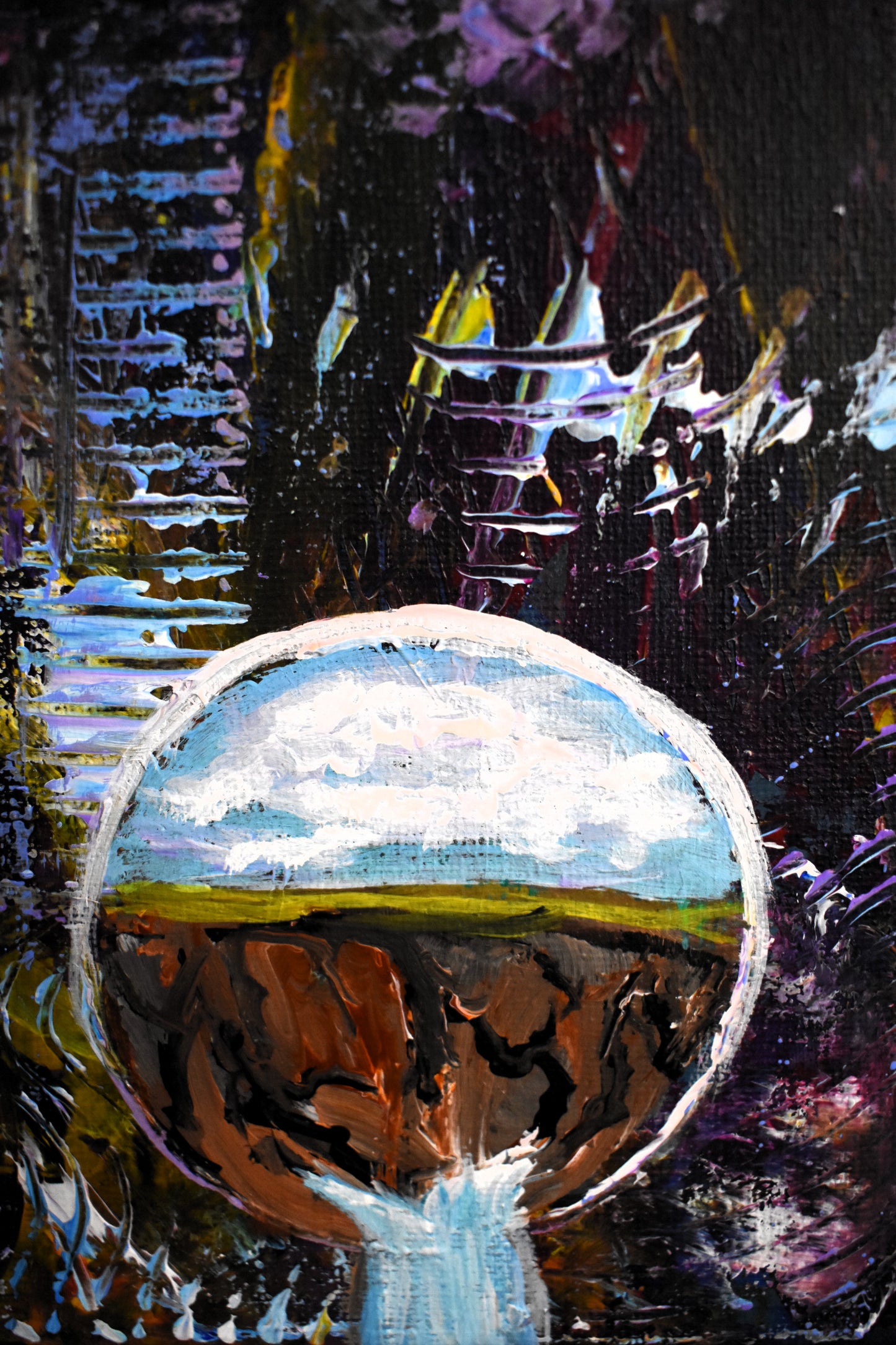 Weaver's Matrix – Original Acrylic Painting (11x14)