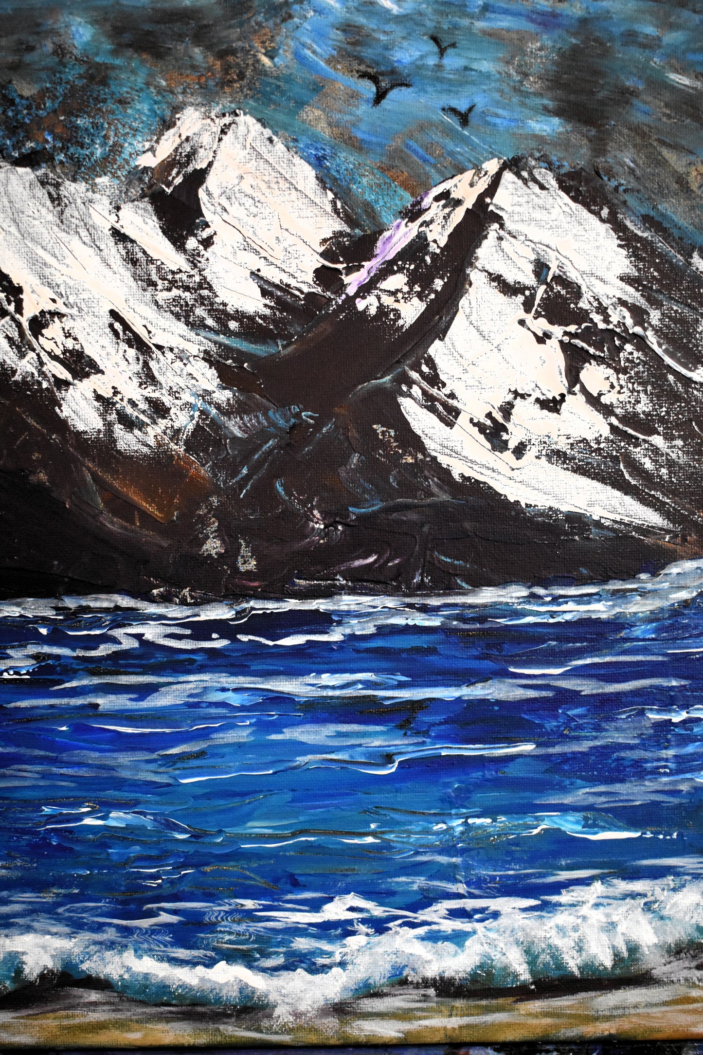 Silent Watcher – Original Acrylic Painting