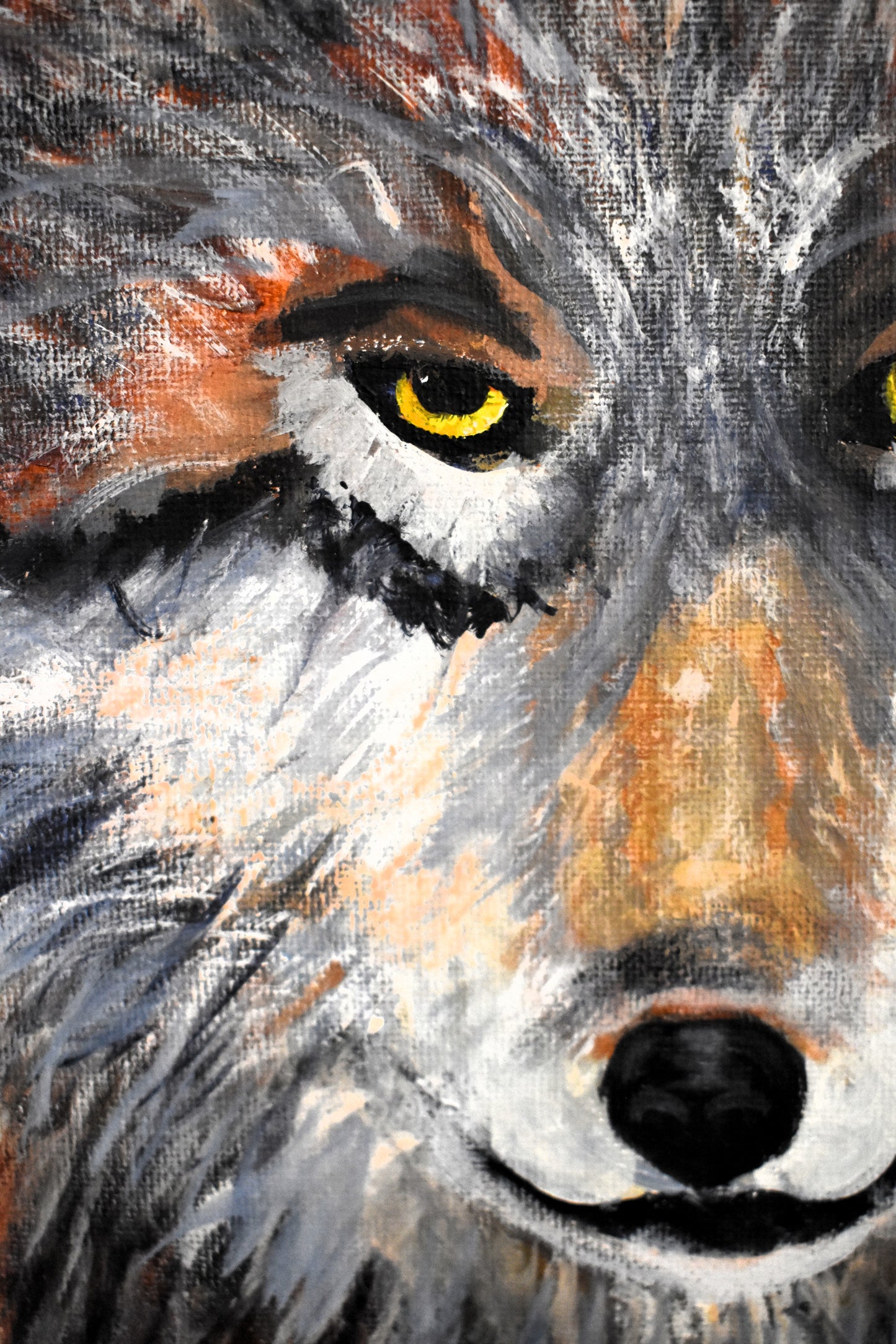 Silent Watcher – Original Acrylic Painting