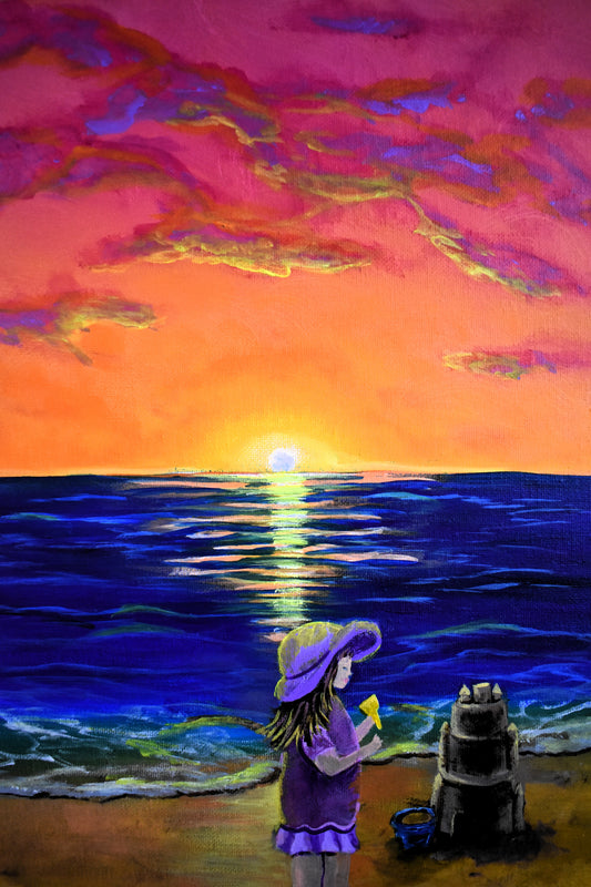 Kingdom of the Tide – Original Acrylic Painting (11x14)