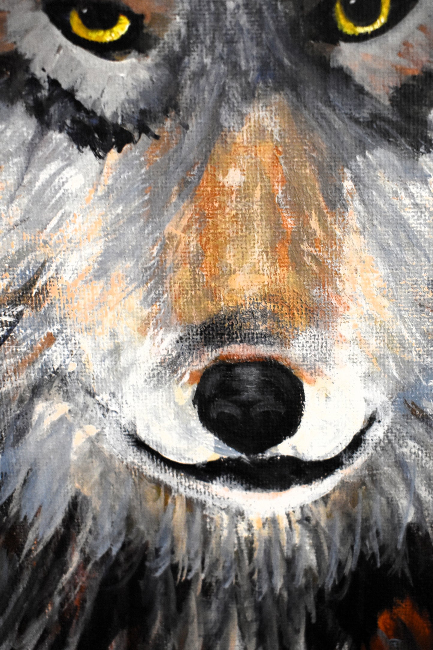 Silent Watcher – Original Acrylic Painting