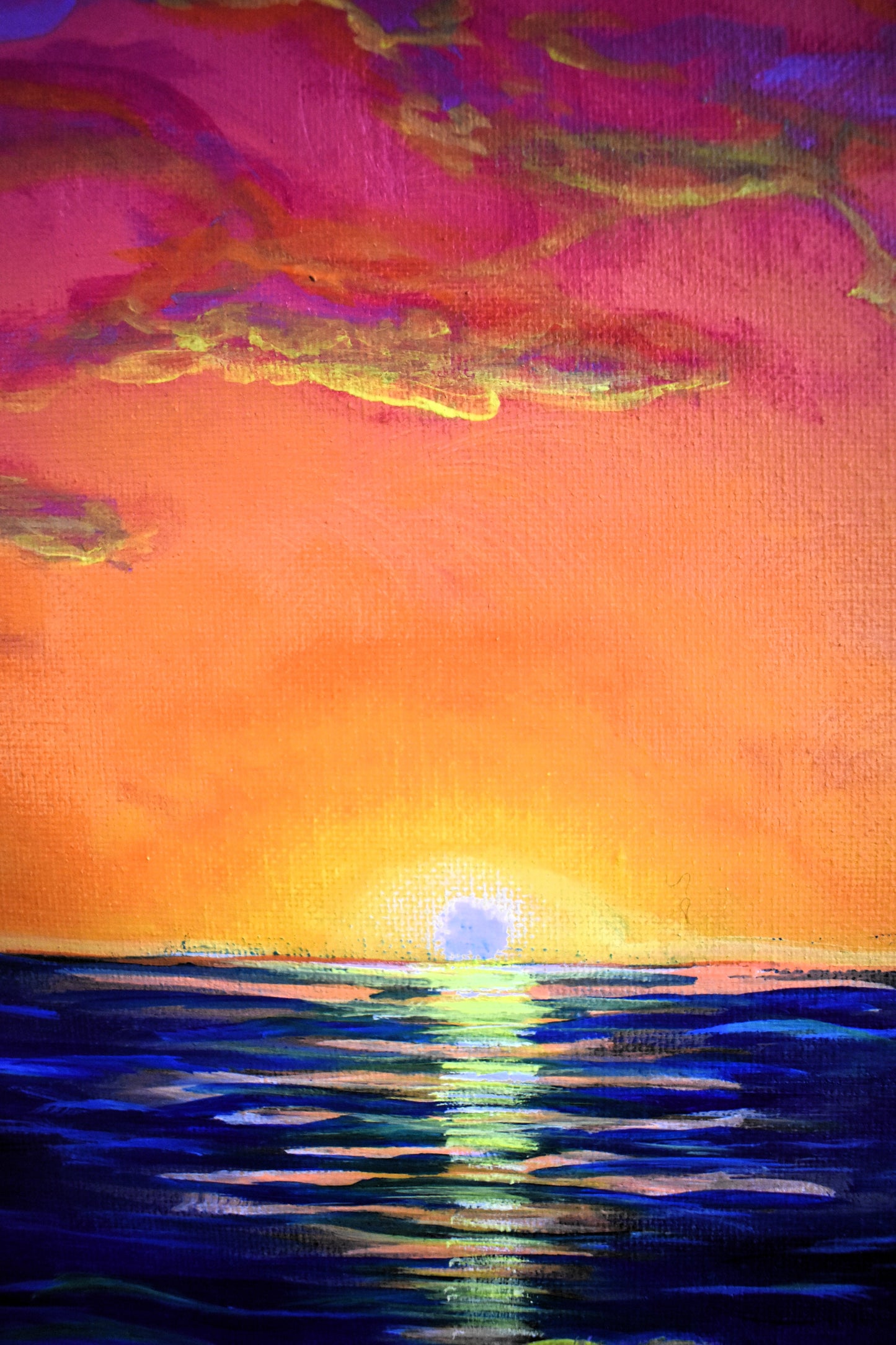 Kingdom of the Tide – Original Acrylic Painting (11x14)