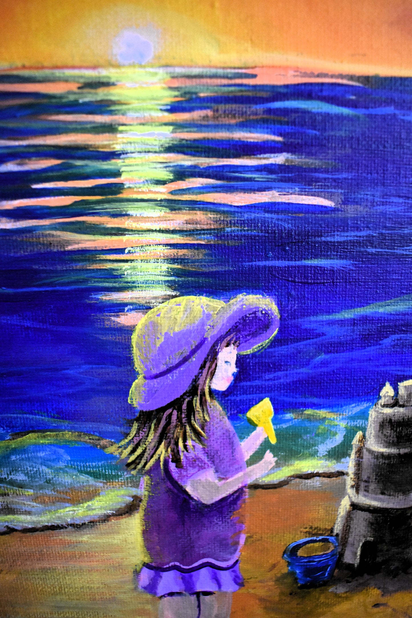 Kingdom of the Tide – Original Acrylic Painting (11x14)