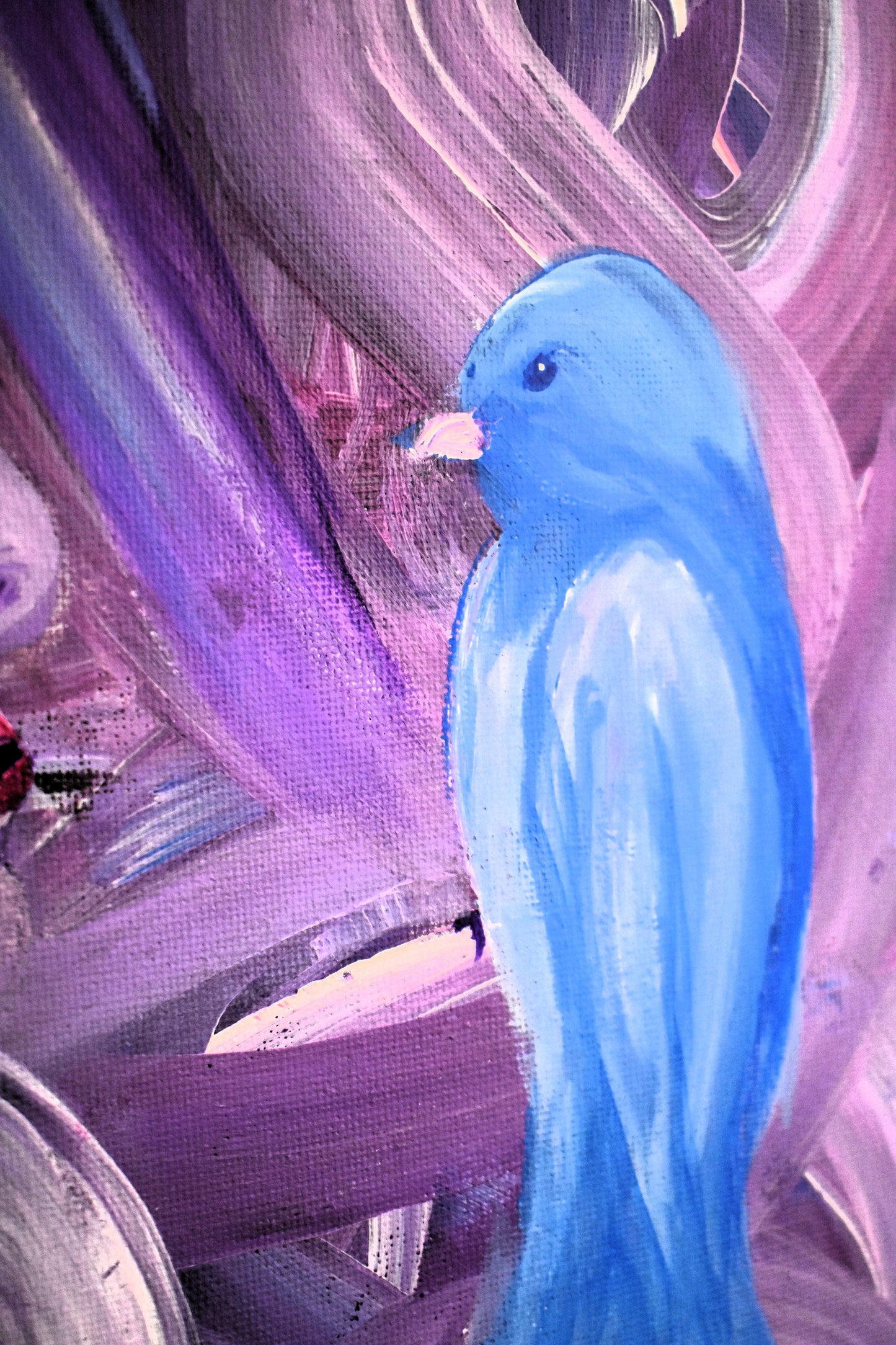 Violet Reverie – Original Fantasy Acrylic Painting