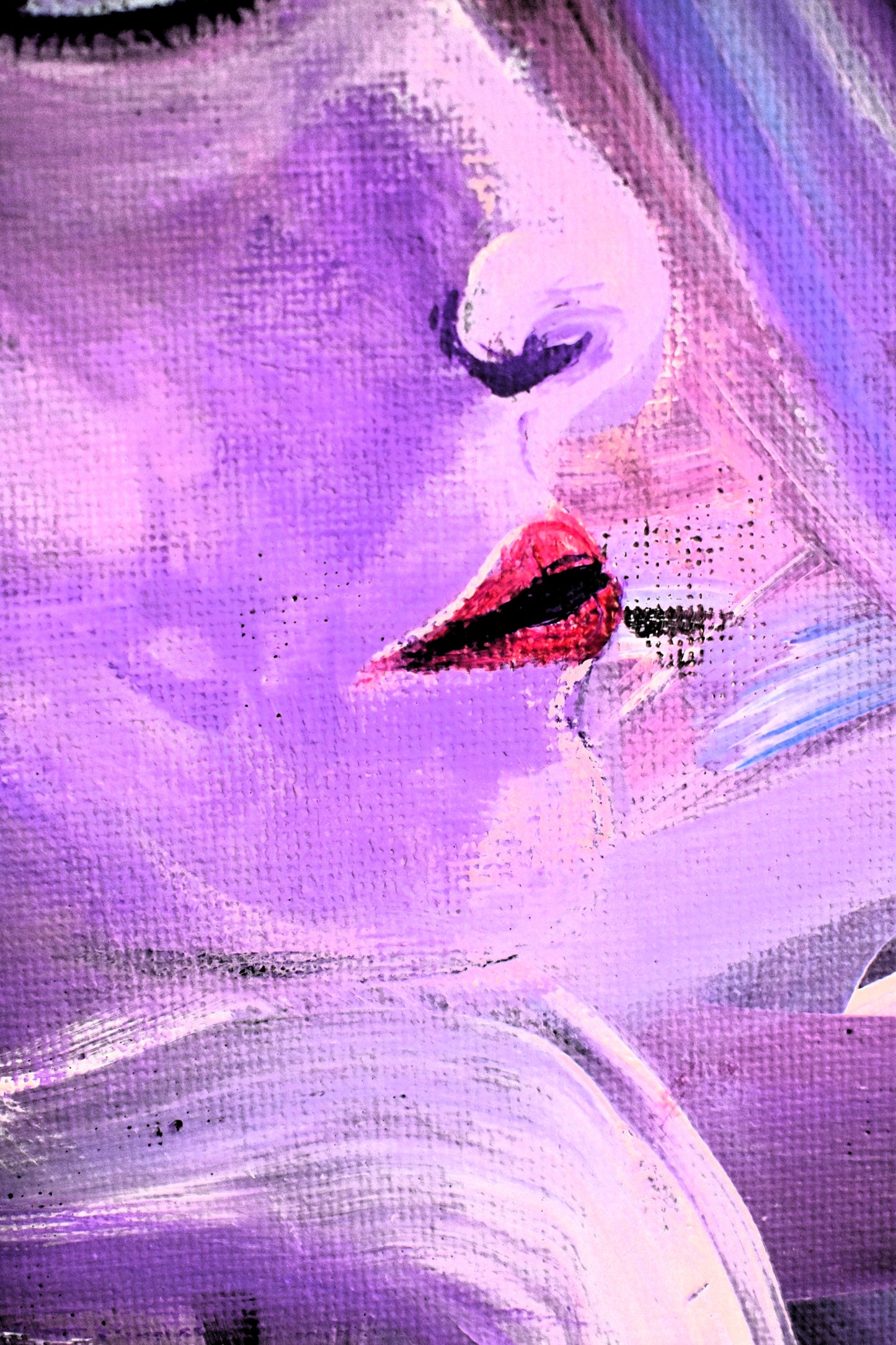 Violet Reverie – Original Fantasy Acrylic Painting