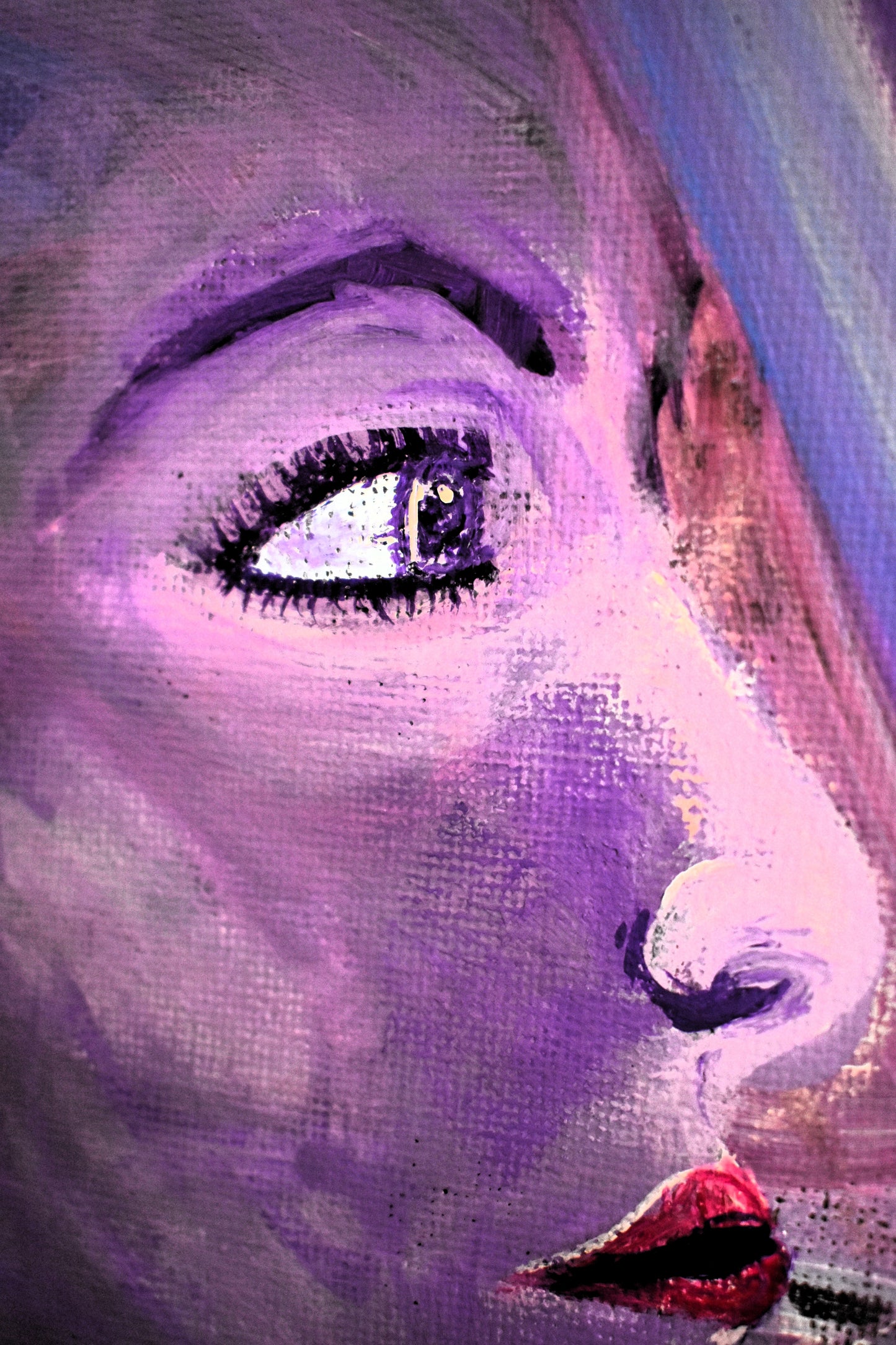 Violet Reverie – Original Fantasy Acrylic Painting