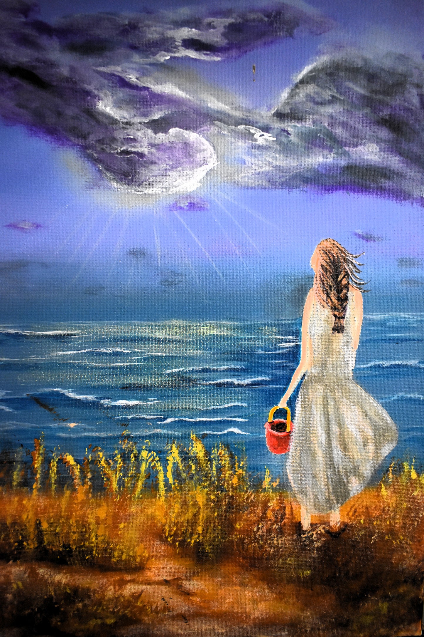 Symphony of Sunbeams – Original Acrylic Painting (11x14)