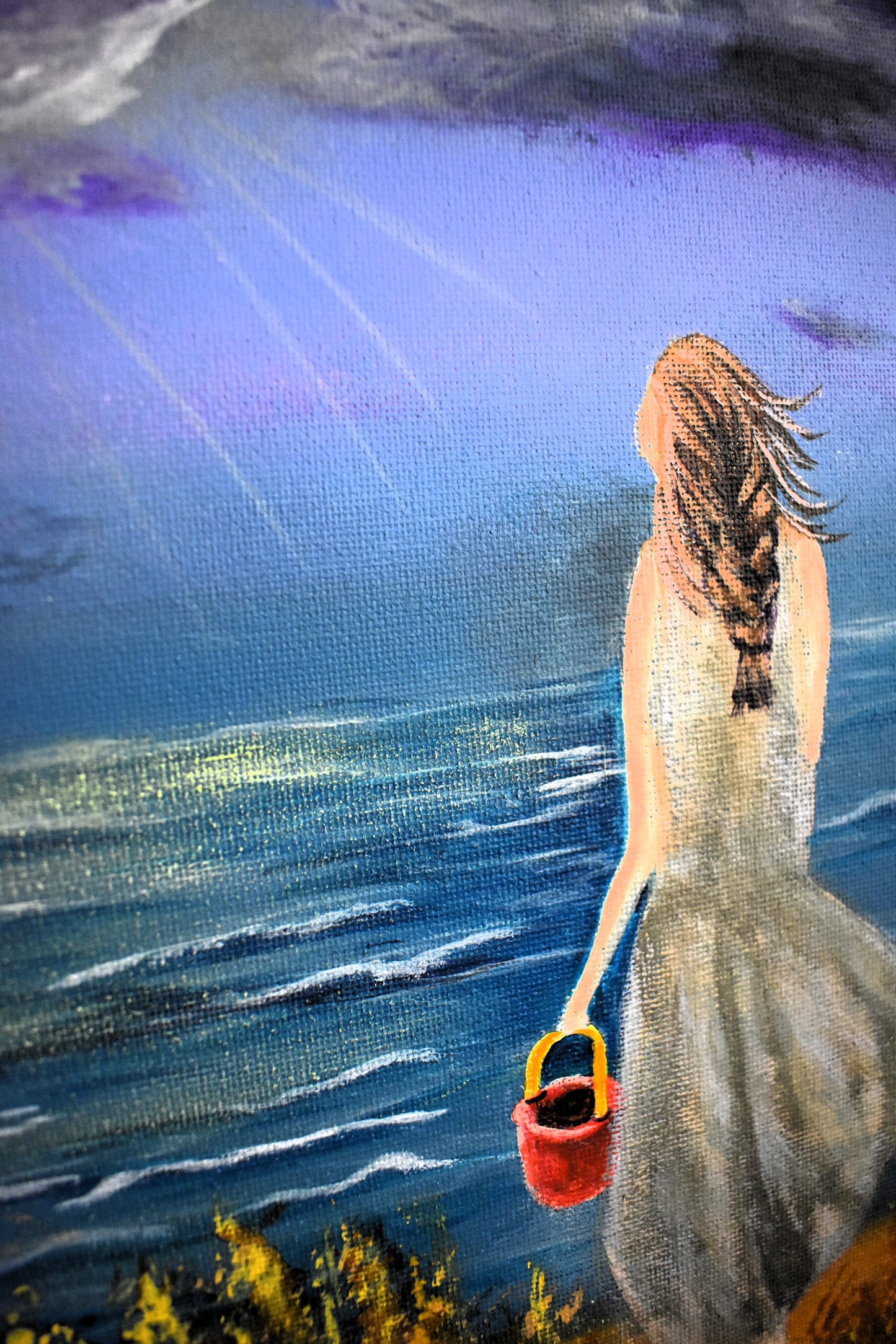 Symphony of Sunbeams – Original Acrylic Painting (11x14)