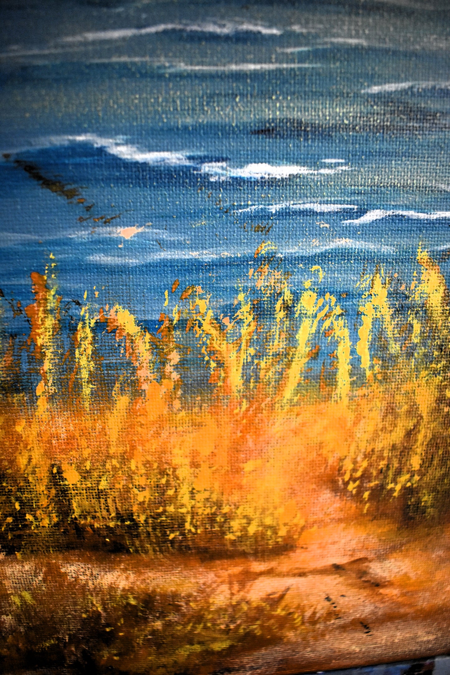Symphony of Sunbeams – Original Acrylic Painting (11x14)
