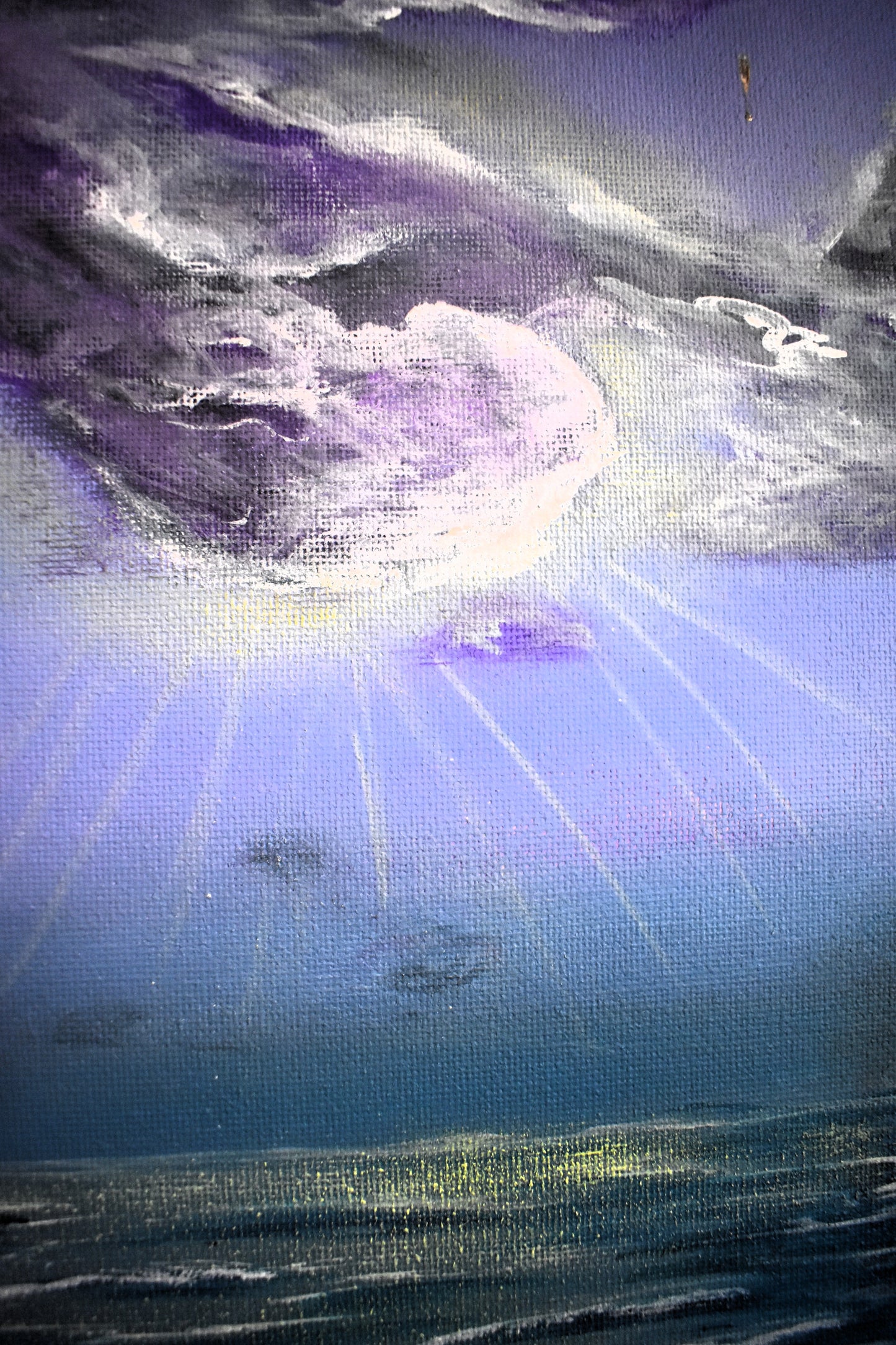 Symphony of Sunbeams – Original Acrylic Painting (11x14)