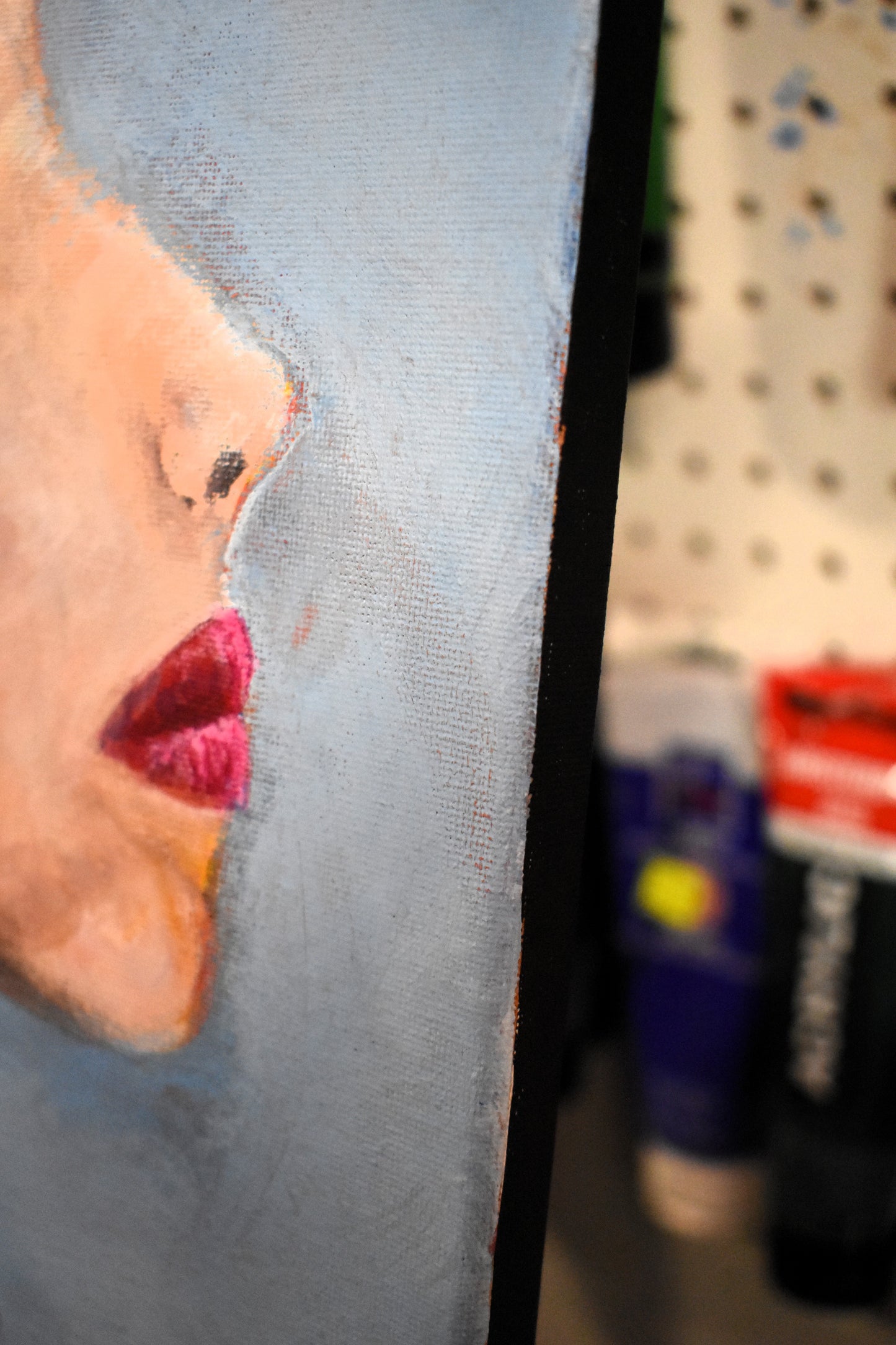 Skyward Reverie – Original Stylized Acrylic Painting