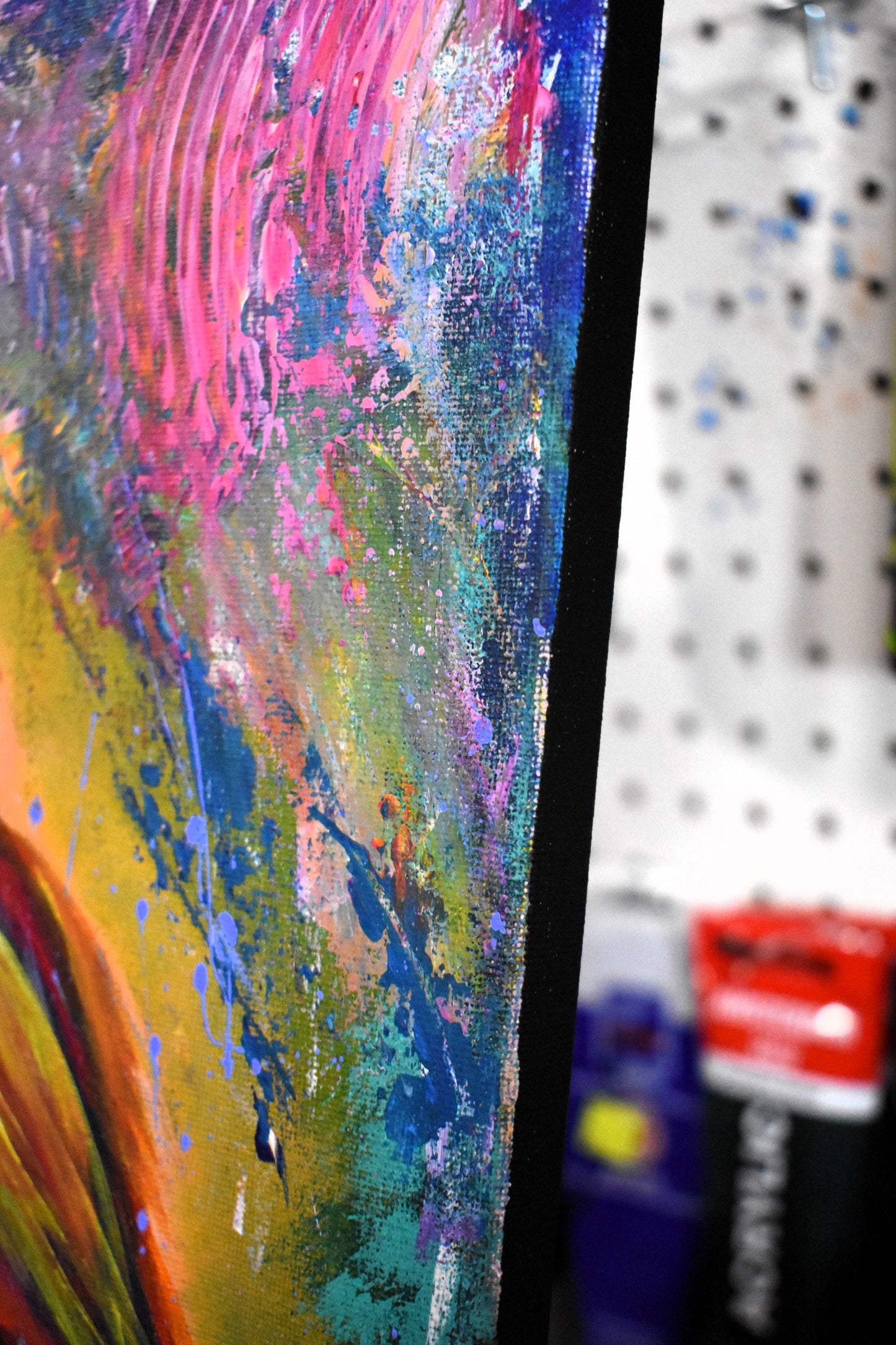 Embers of Silence – Original Fantasy Acrylic Painting