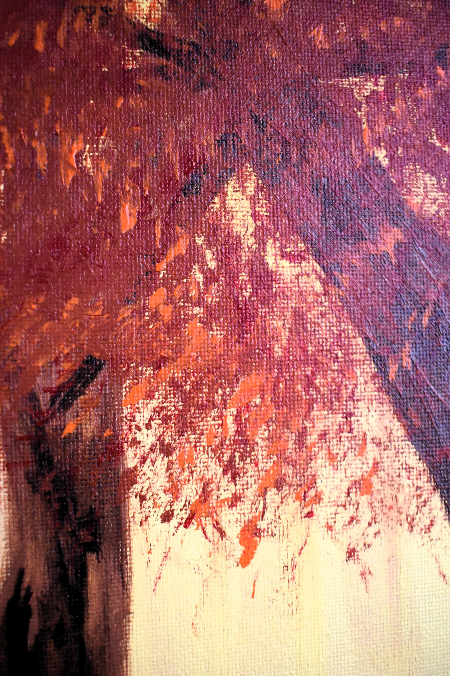 Glowwood Encounter – Original Fantasy Acrylic Painting