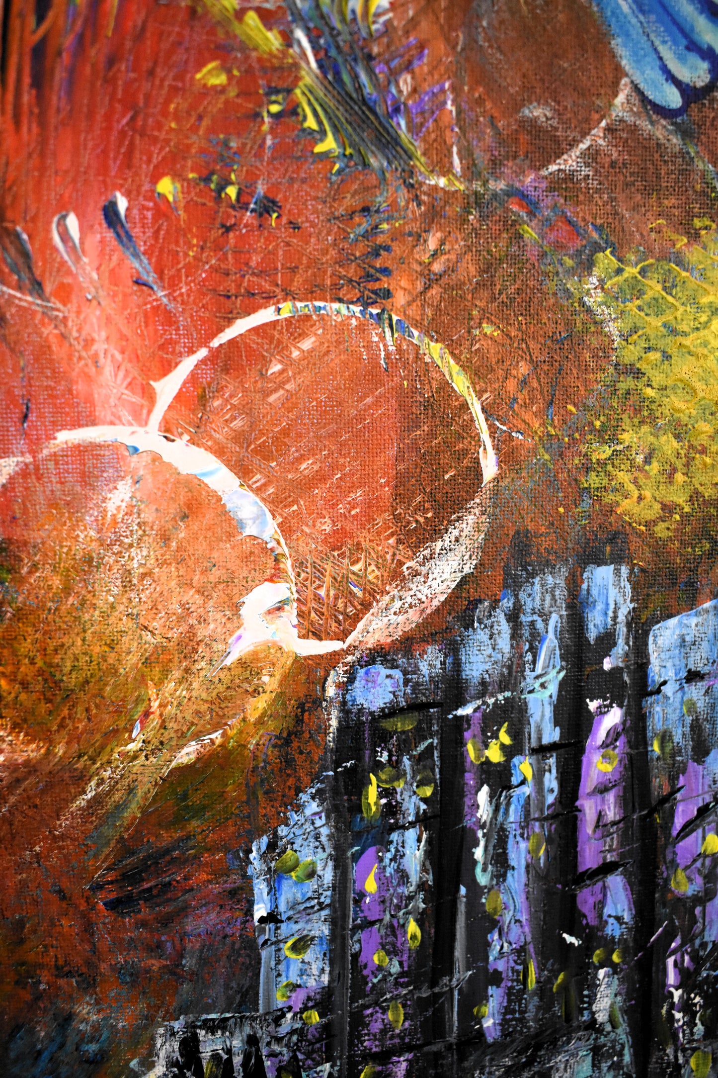 Echoes of the Wild – Original Fantasy Acrylic Painting