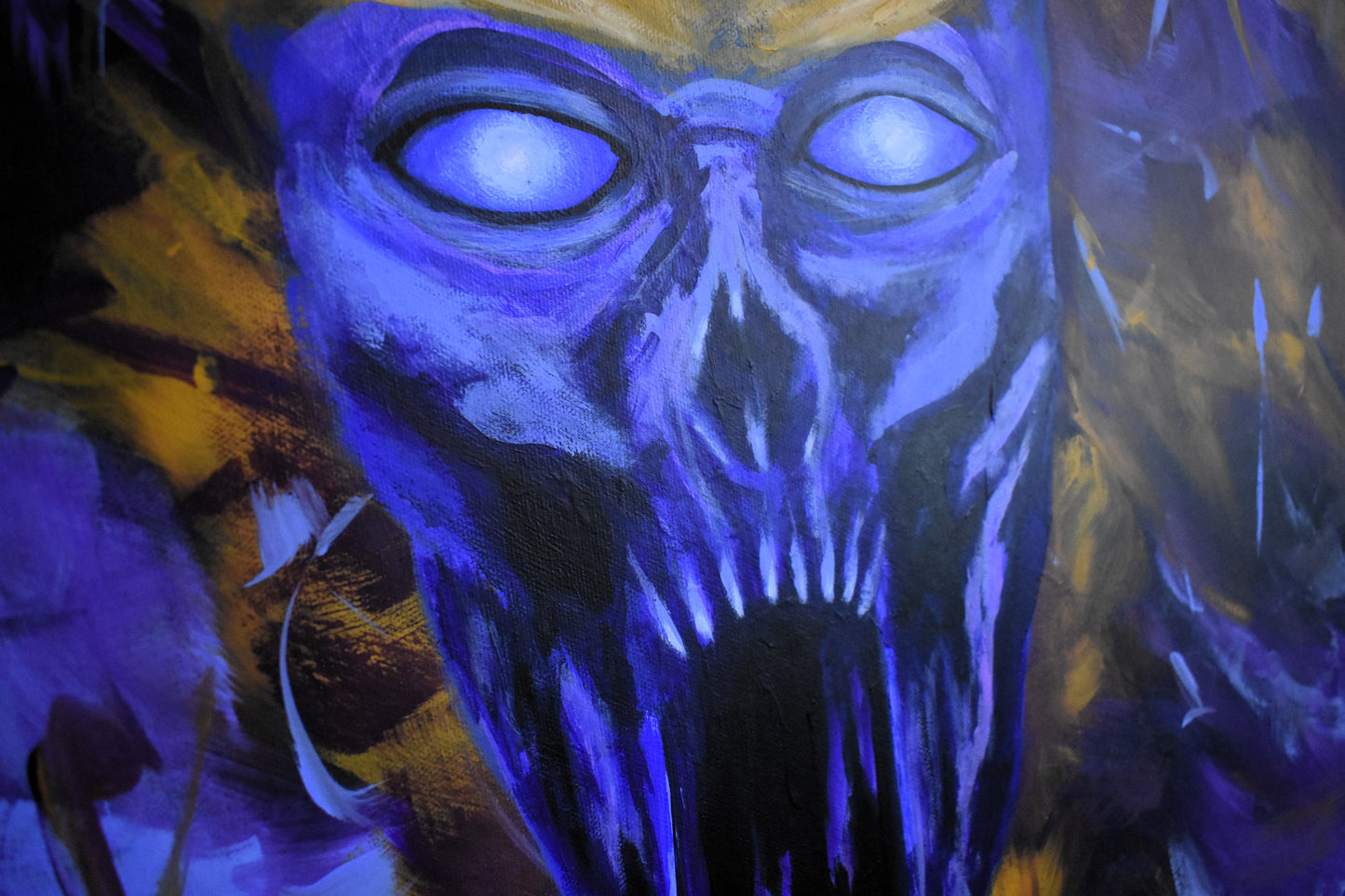 Sovereign of the Void – Original Dark Fantasy Acrylic Painting