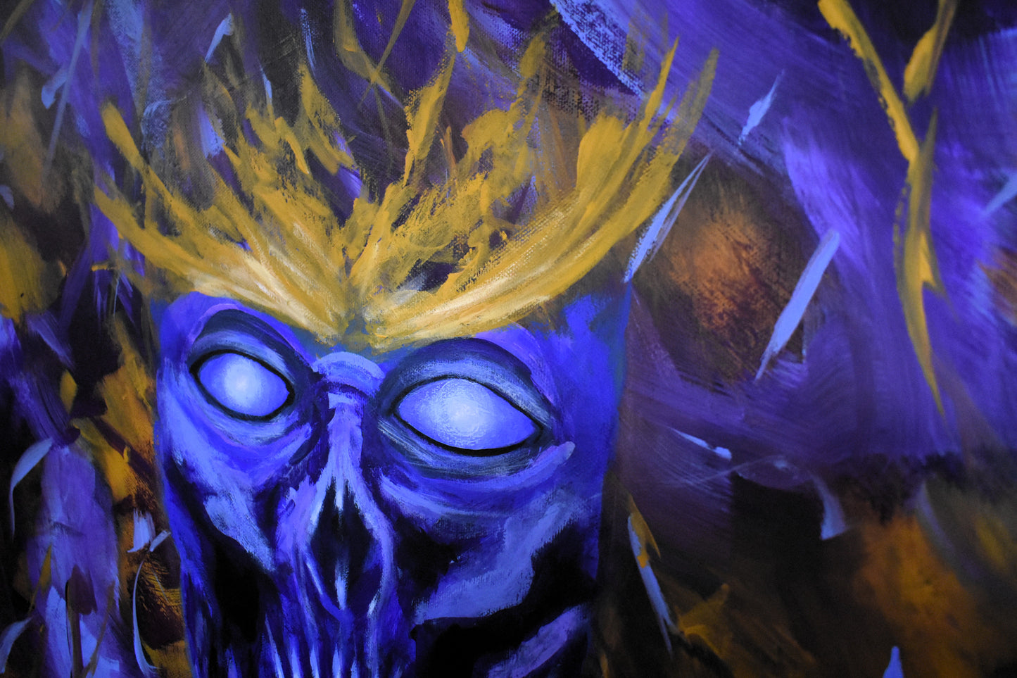 Sovereign of the Void – Original Dark Fantasy Acrylic Painting