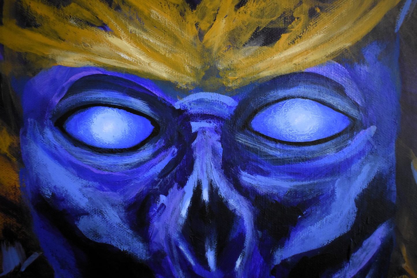 Sovereign of the Void – Original Dark Fantasy Acrylic Painting