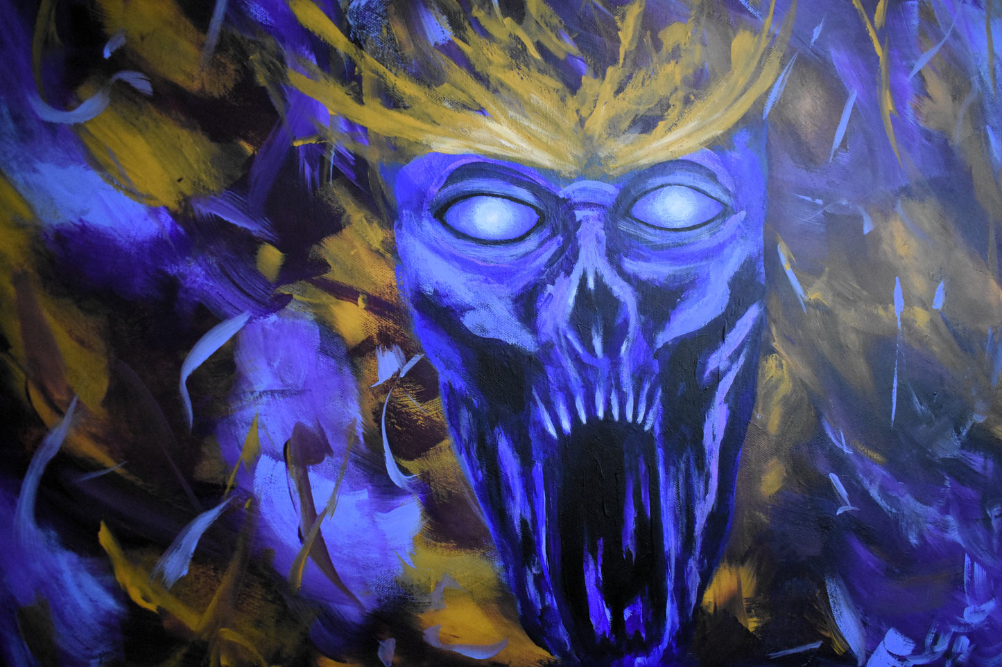 Sovereign of the Void – Original Dark Fantasy Acrylic Painting