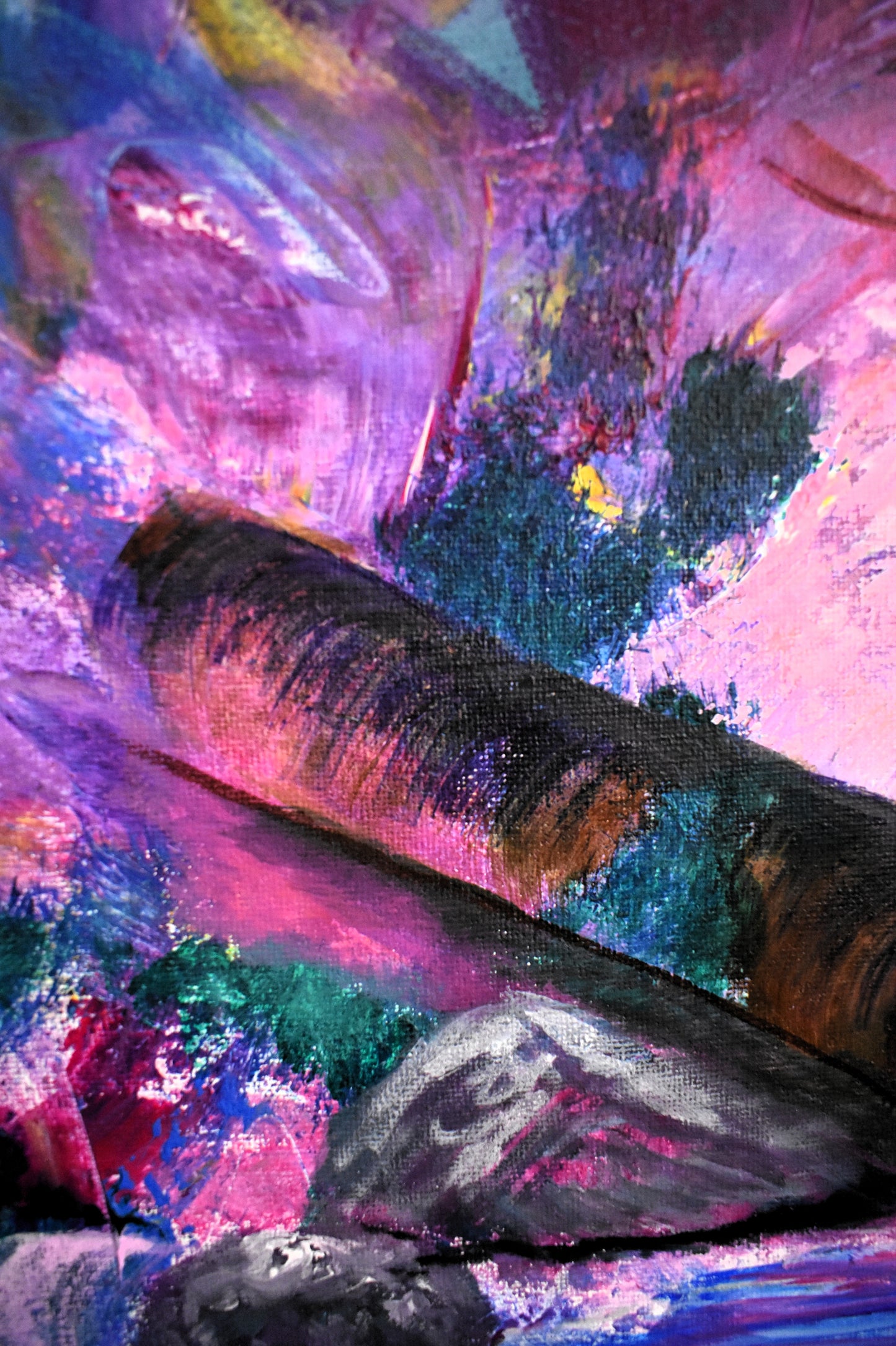 Astral Strigid – Original Acrylic Painting