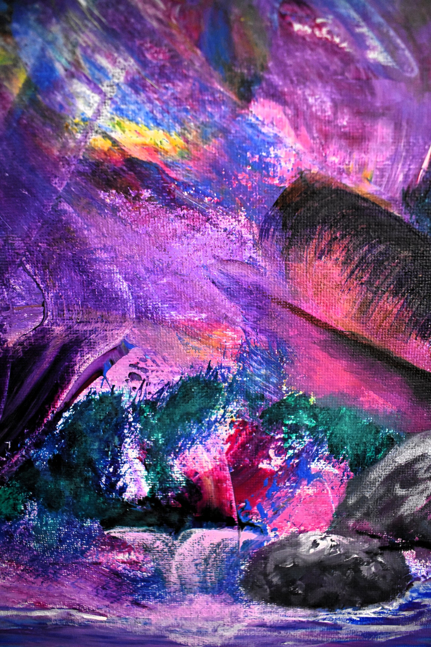 Astral Strigid – Original Acrylic Painting