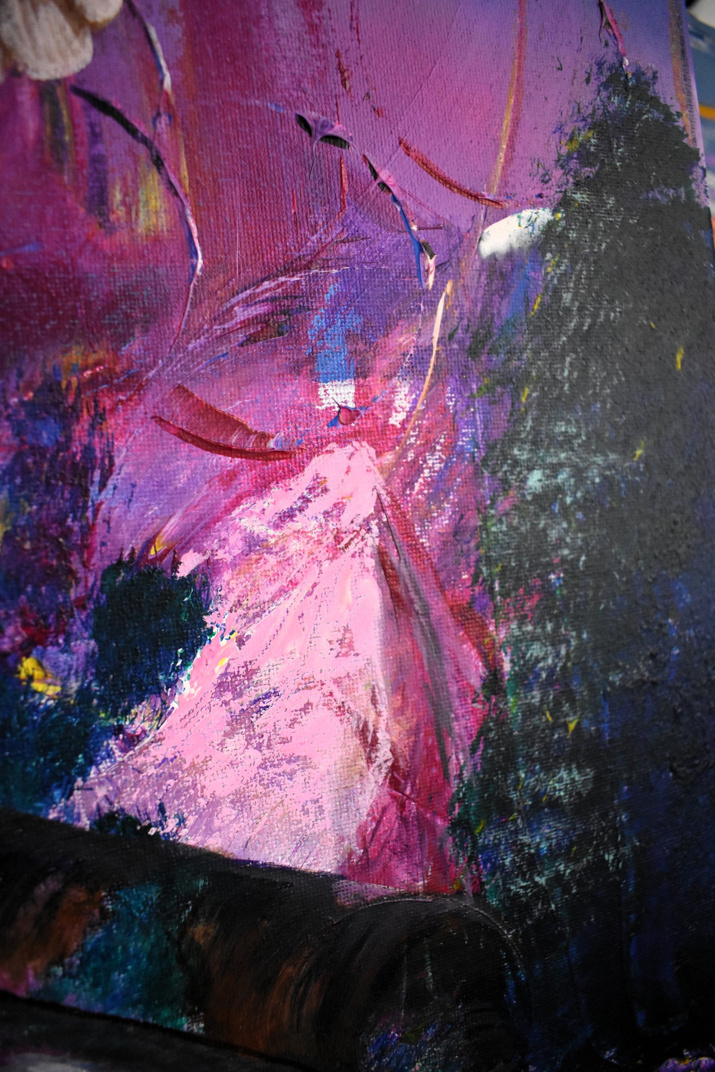 Astral Strigid – Original Acrylic Painting