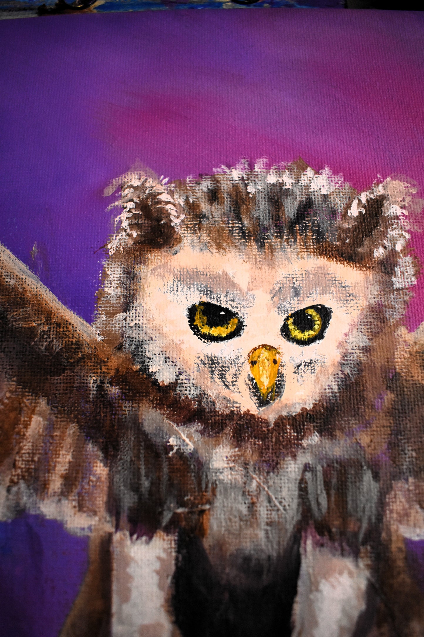 Astral Strigid – Original Acrylic Painting