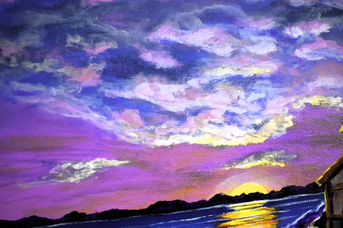 Hearth & Horizon – Original Acrylic Painting