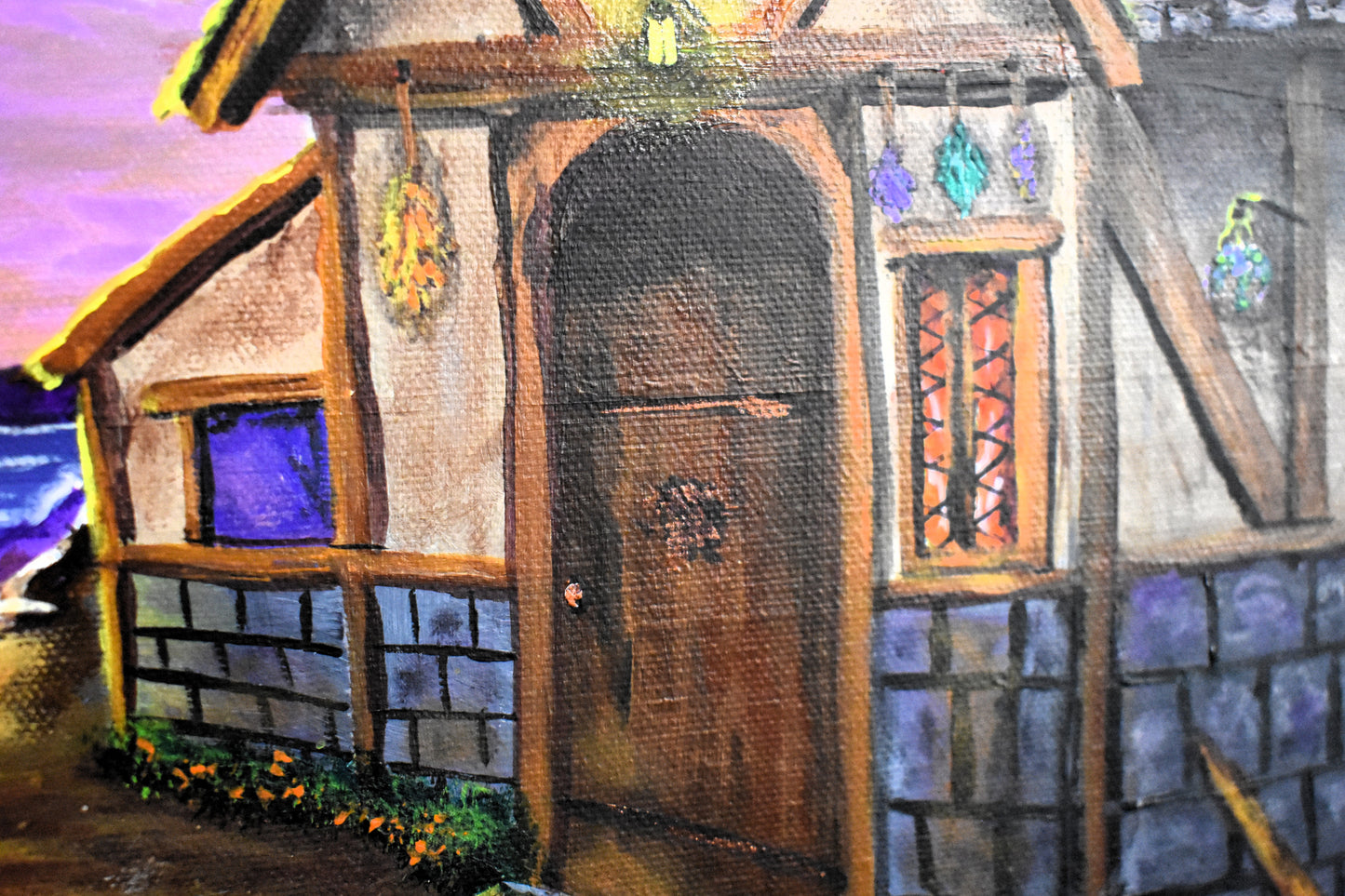 Hearth & Horizon – Original Acrylic Painting