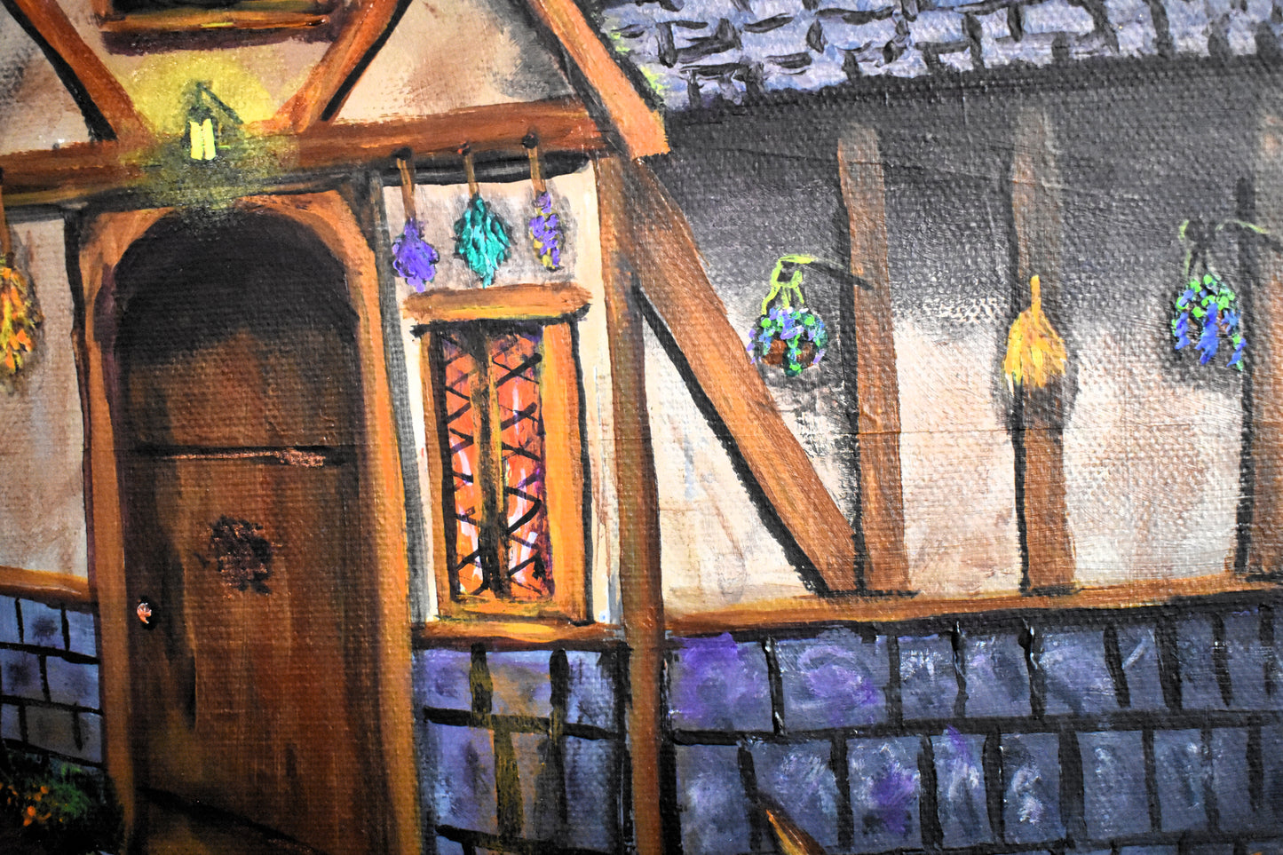 Hearth & Horizon – Original Acrylic Painting