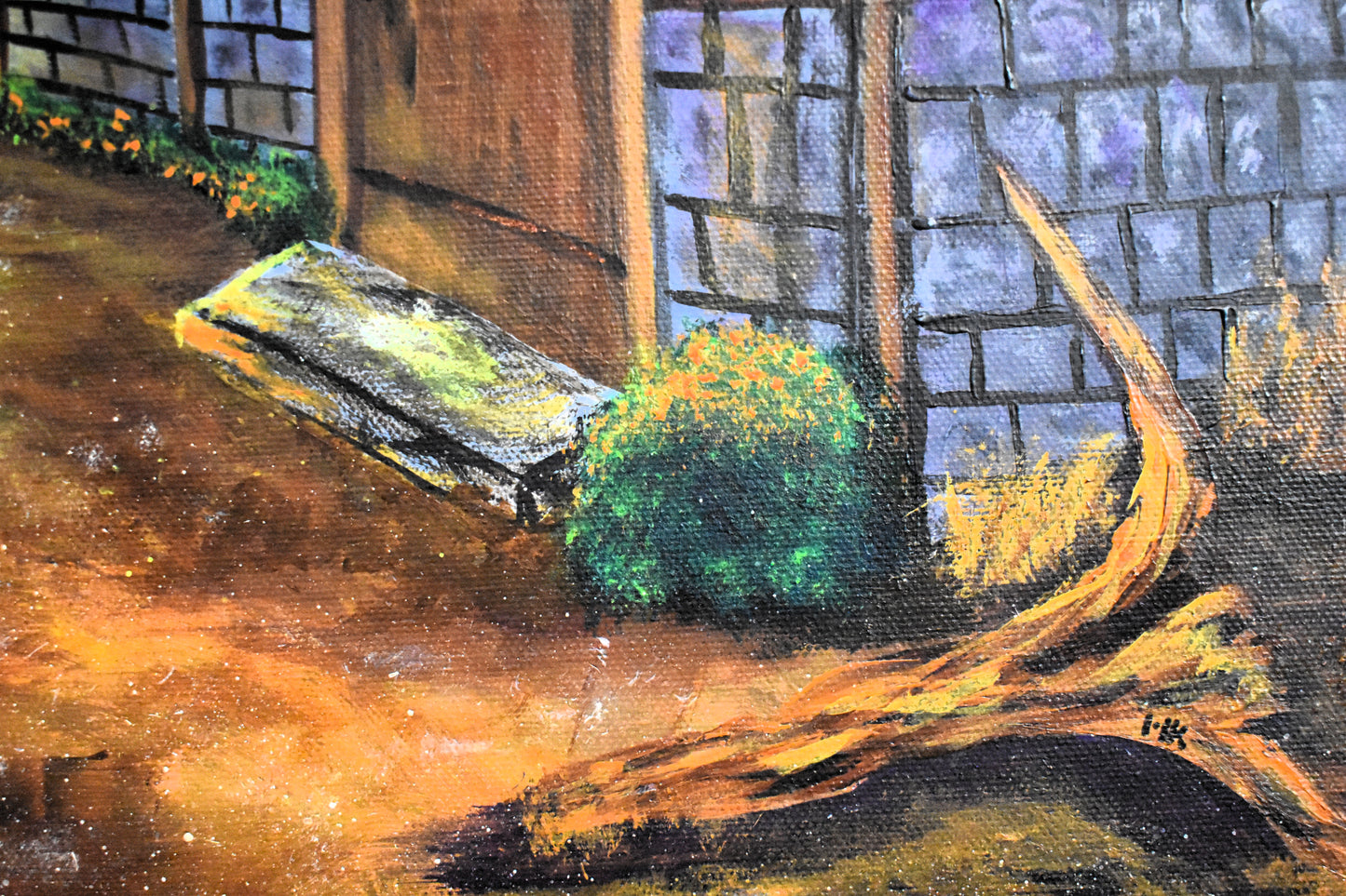 Hearth & Horizon – Original Acrylic Painting