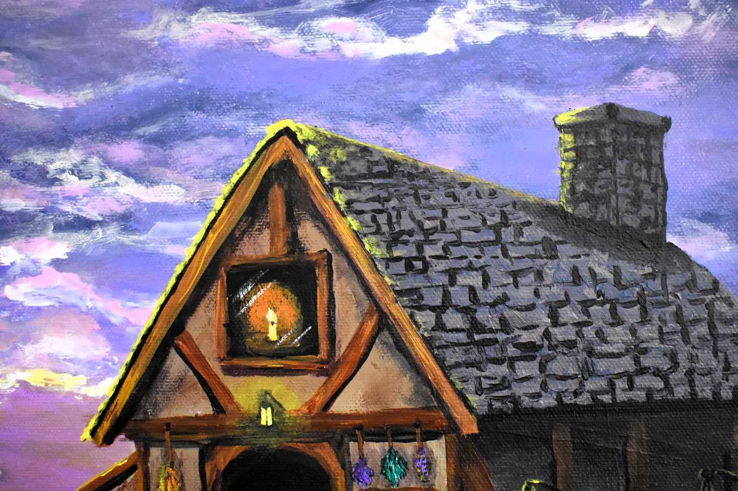 Hearth & Horizon – Original Acrylic Painting