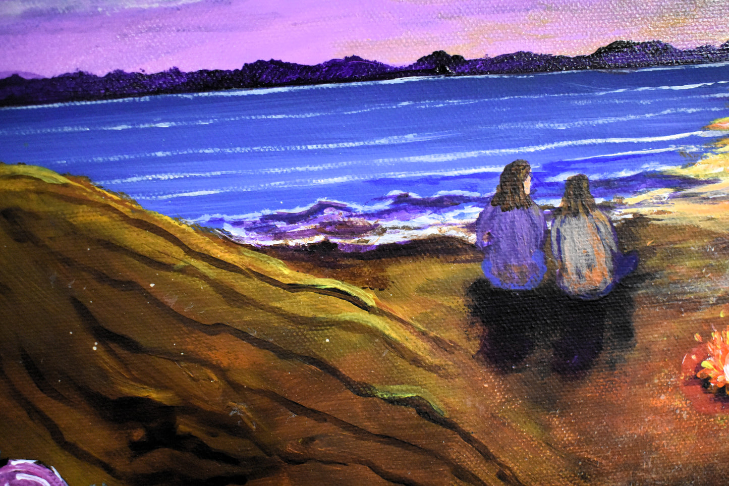 Hearth & Horizon – Original Acrylic Painting
