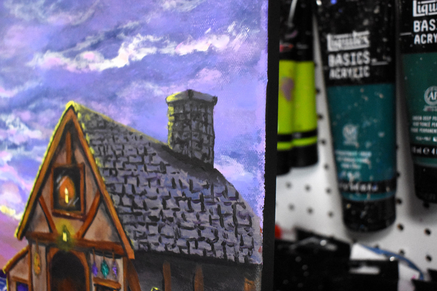 Hearth & Horizon – Original Acrylic Painting