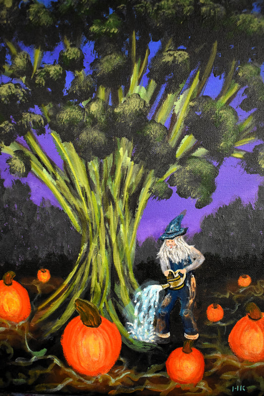 The Druid's Garden – Original Acrylic Painting (11x14)
