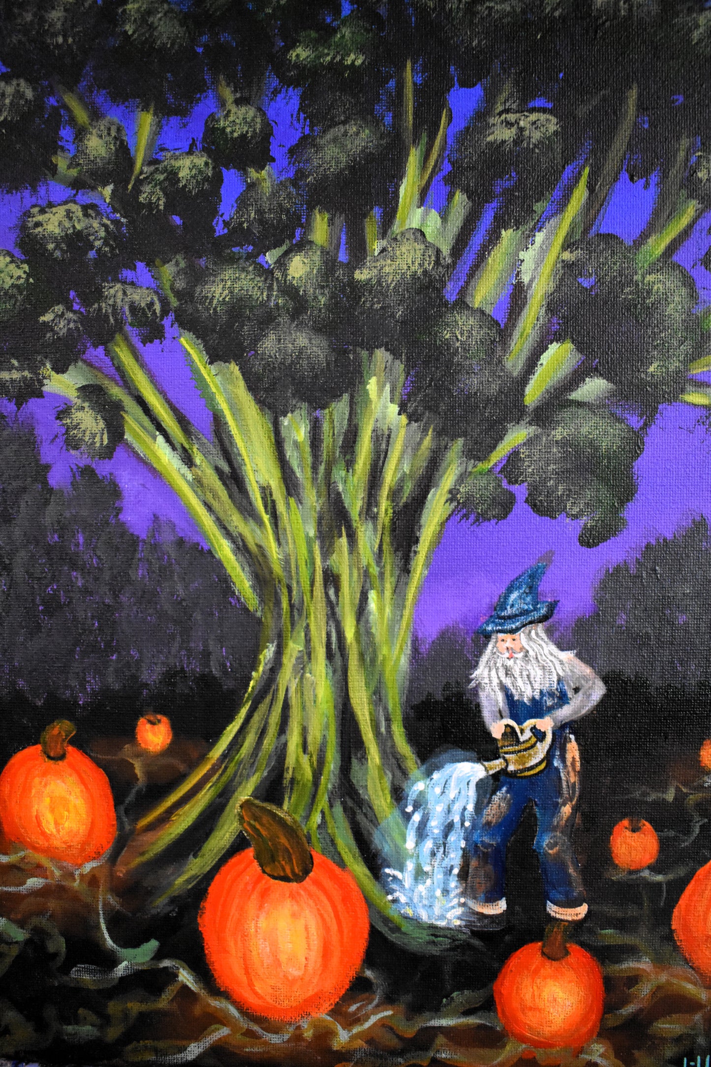The Druid's Garden – Original Acrylic Painting (11x14)